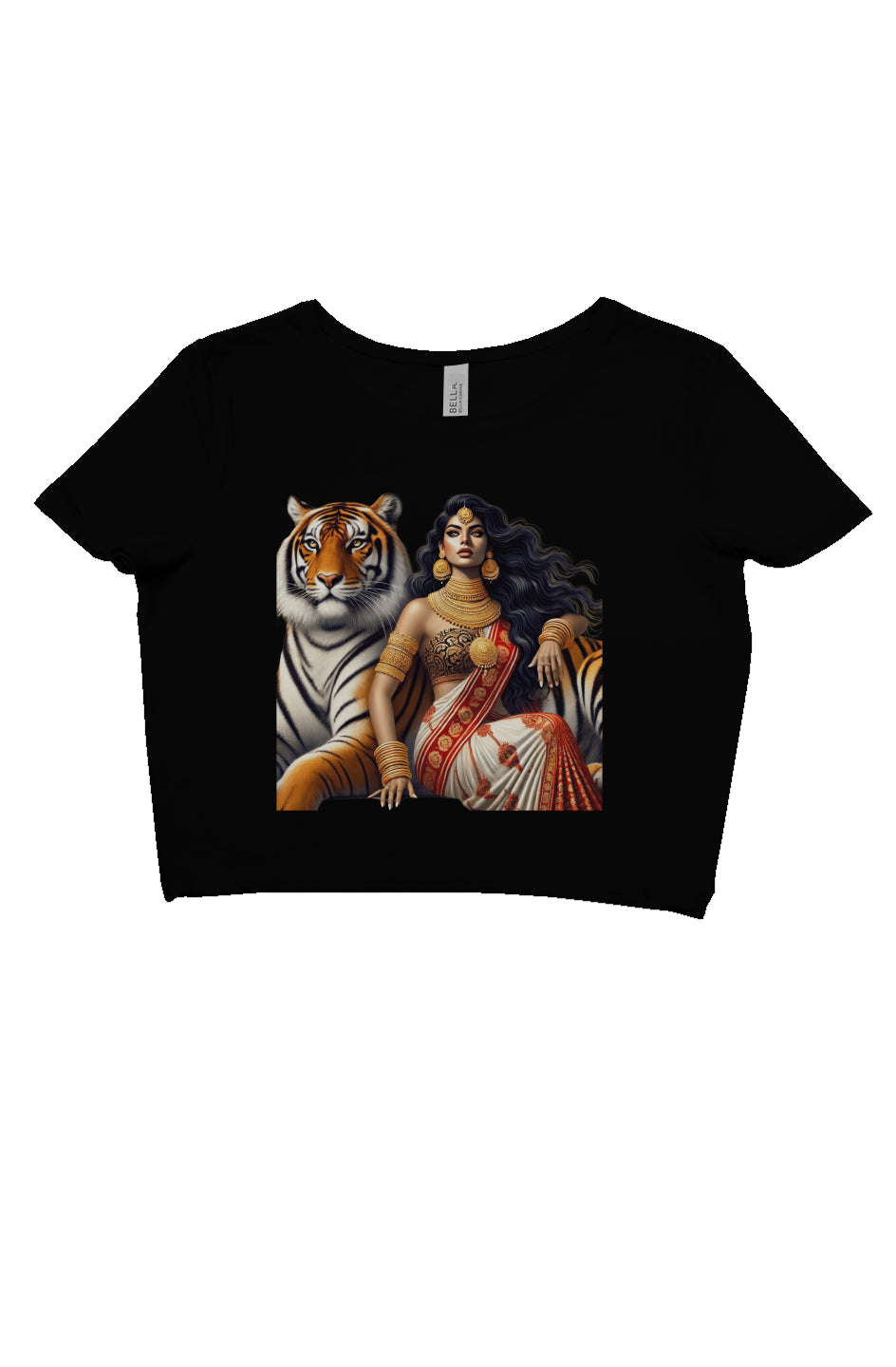 Bengali Princess + Tiger Crop Top