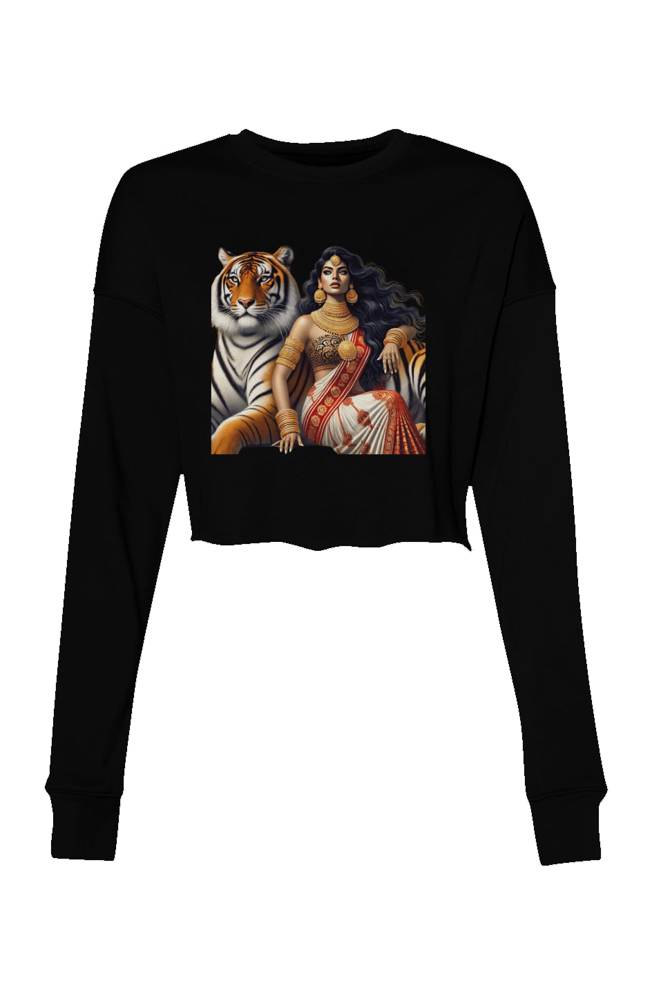 Bengali Princess + Tiger Crop Long Sleeve